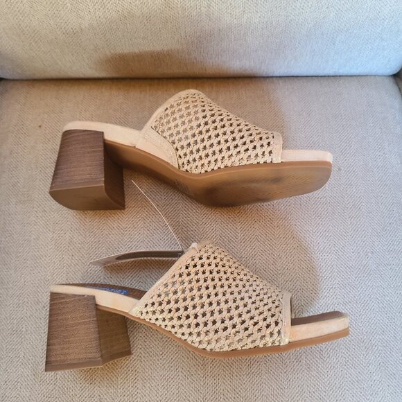 Baretraps Posture Branda Slip on Sandal Beige & Gold Size 10 New Orthotic Sole - Picture 5 of 10